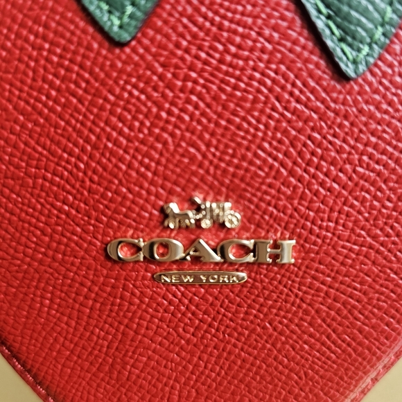 Coach NWT Strawberry Coin Case - Picture 3 of 8